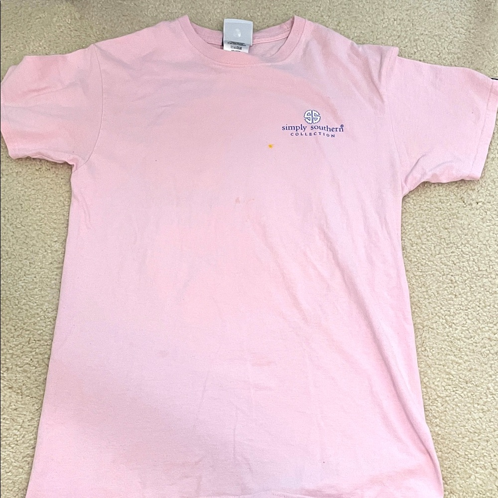 Simply Southern Light Pink Tee